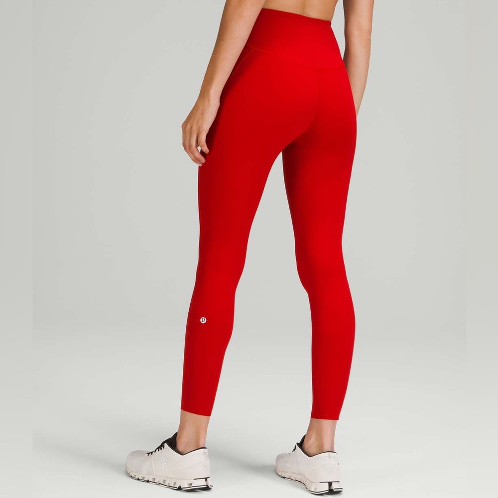 Lululemon Base Pace High-Rise Tight 25" Dark Red size 4